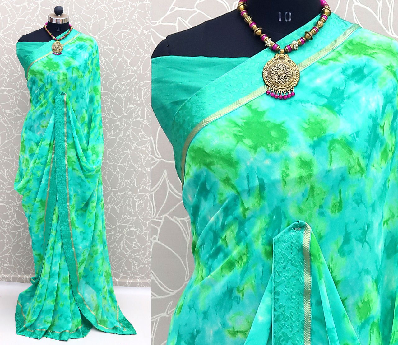 Niharika 12 Georgette Regular Wear Printed Latest Saree Collection